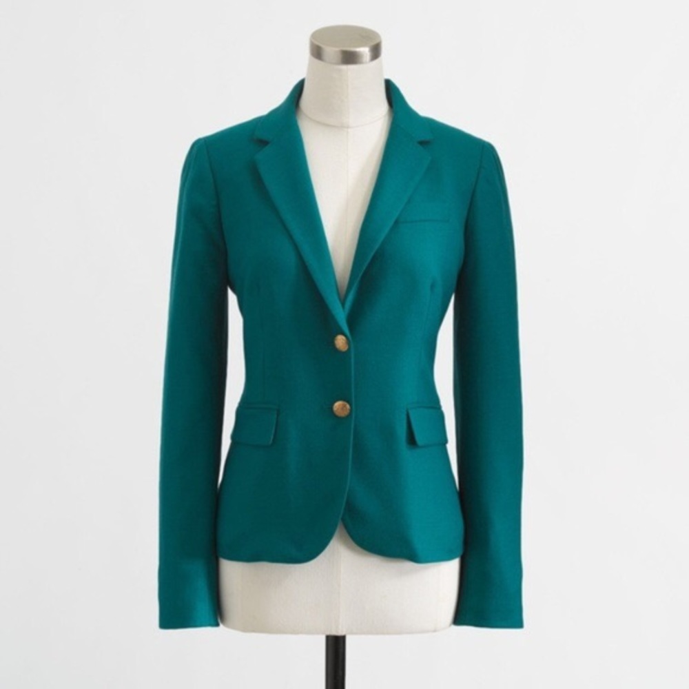 J. Crew Keating Blazer Green Size 2